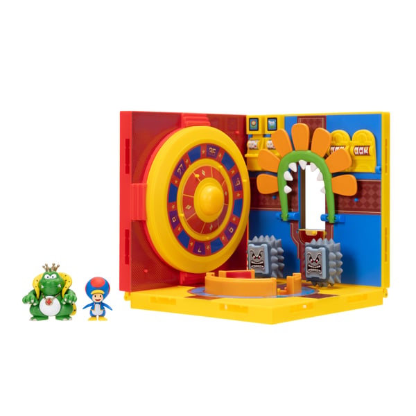 Super Mario The Galaxy Movie Minus World Casino Diorama Playset