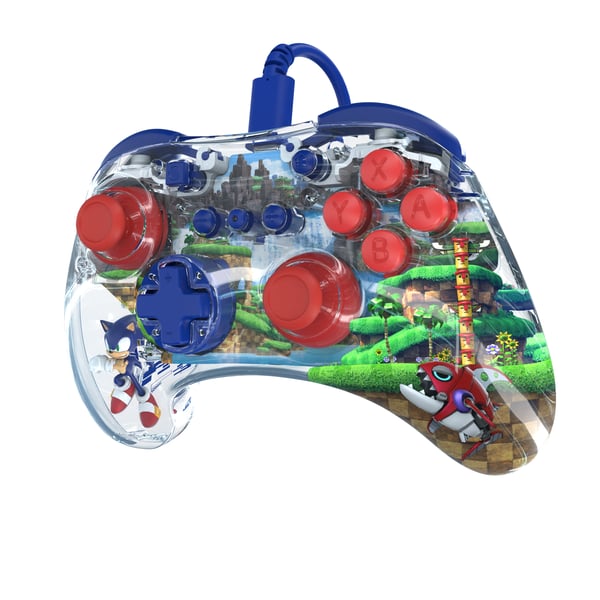 PDP REALMz Gennemsigtig USB Gamepad Analog/digital Nintendo Switch, Nintendo Switch OLED