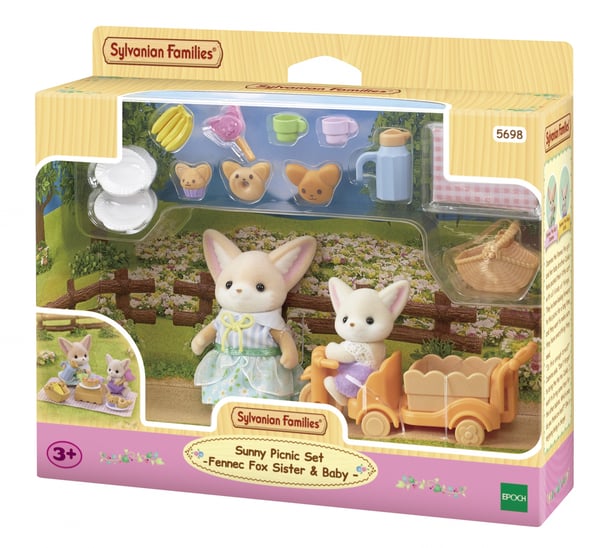 Sylvanian Families Skovsturssæt - Fennec Ræv Søster & Baby