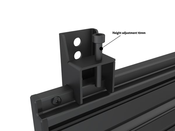 Multibrackets 7000 fäste för skyltningsskärm 81,3 cm (32") Svart
