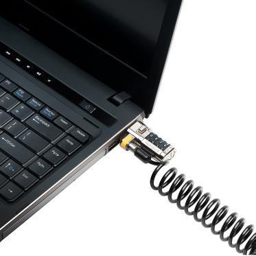 Kensington ClickSafe kabellås Sort, Sølv 1,5 m