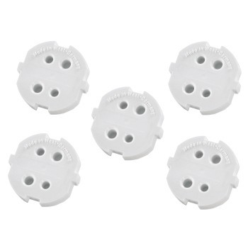 Hama 00047755 pistorasian kansi AC Valkoinen 5 kpl