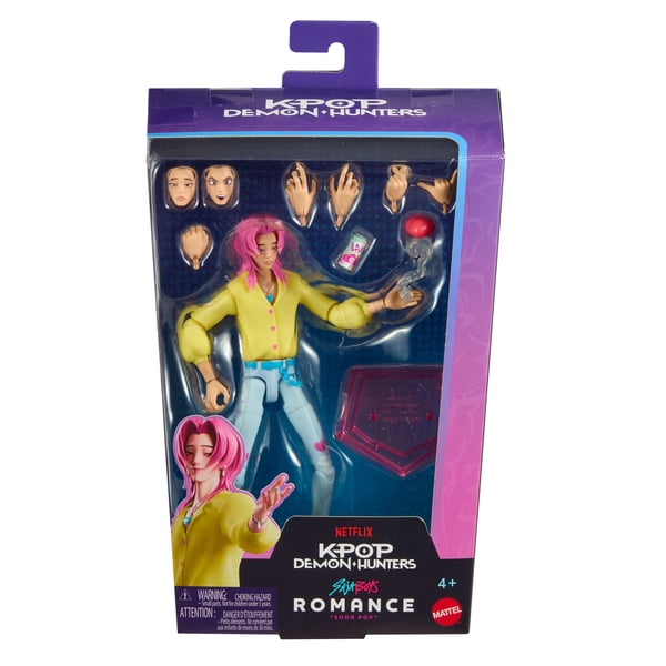 Mattel KPop Demon Hunters Saja Boys Romance “Soda Pop" Action Figure