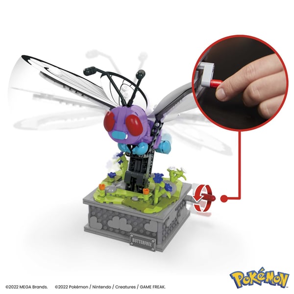 MEGA Pokémon Butterfree med rörelse