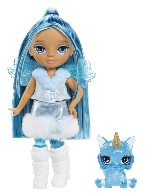 Rainbow High Littles Rainbow Fantasy Fairies Doll- Sapphire (blue)