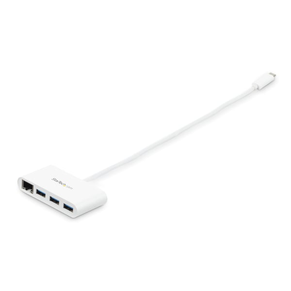 StarTech.com 3-porttinen USB 3.0 -keskitin ja Gigabit Ethernet