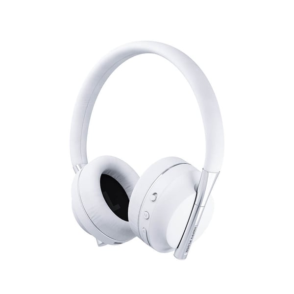 Happy Plugs Play Hörlur Over-Ear 85dB Trådlös Vit