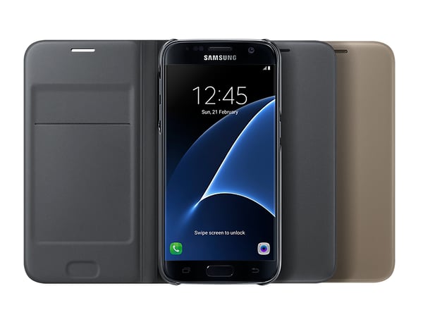 Samsung EF-WG930 mobiltelefon etui 12,9 cm (5.1") Folie Sort