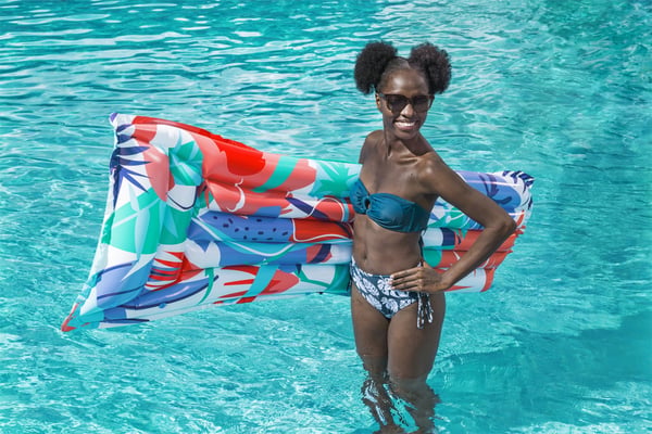 Bestway 44033 / 23 pool- och badmadrass Multifärg Mönstrad