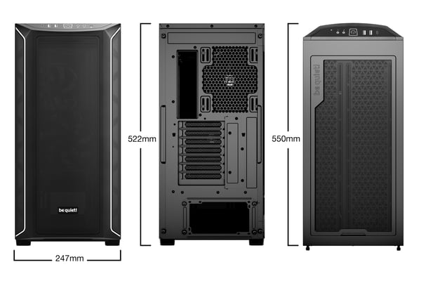 be quiet! Shadow Base 800 DX Black Midi Tower Sort