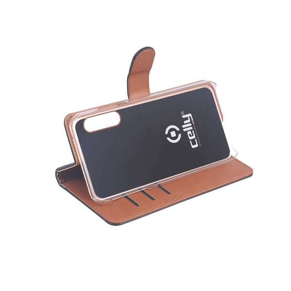 Celly WALLY mobiltelefonfodral 16 cm (6.3") Folio Svart