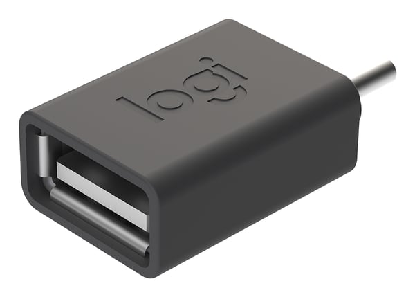 Logitech 956-000005 kabel kønsskifter USB C USB A Grafit Logitech 956-000005 kabel kønsskifter USB C USB A Grafit