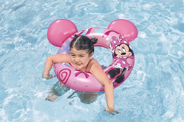 Bestway 9102N pool- och badmadrass Rosa Bild PVC Simring