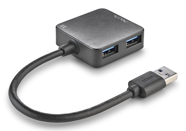 NGS IHUB 3.0 TINY USB 3.2 Gen 1 (3.1 Gen 1) Type-A 5000 Mbit/s Musta