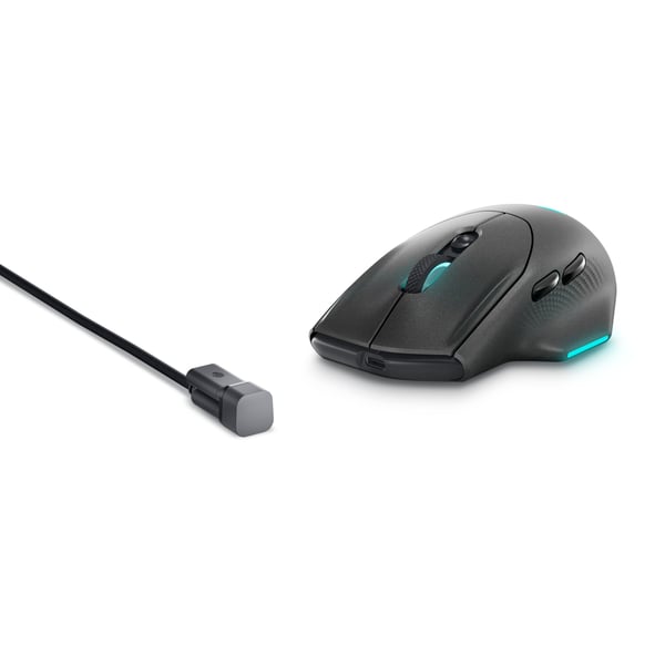 Alienware AW620M hiiri Pelaaminen Oikeakätinen RF Wireless + USB Type-C Optinen 26000 DPI