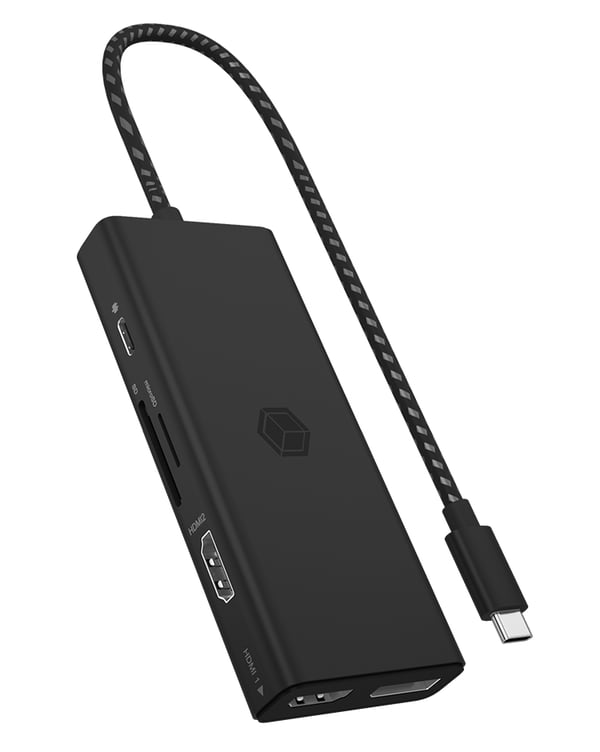 ICY BOX IB-DK4011-CPD Kabel USB 3.2 Gen 1 (3.1 Gen 1) Type-C Svart