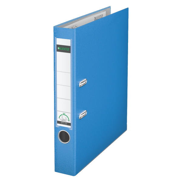 Leitz 180° Lever Arch File Plastic 50 mm ringpärmar A4 Blå
