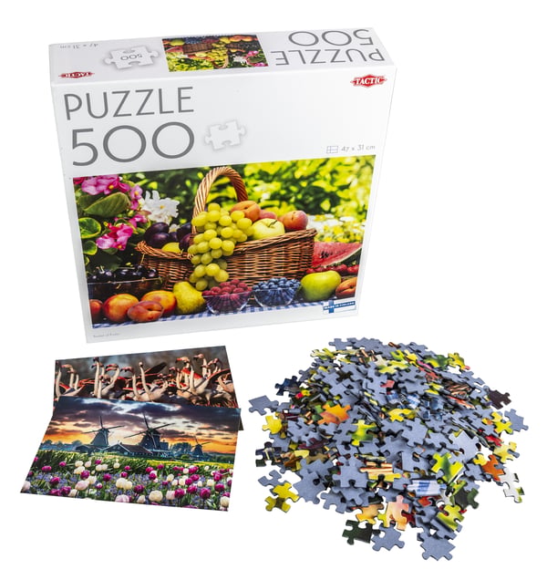 Tactic Puzzle Lovers Basket of Fruits 500 pcs puzzle