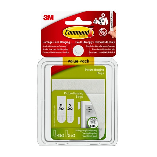 3M 17203 monteringstejp- och etikett