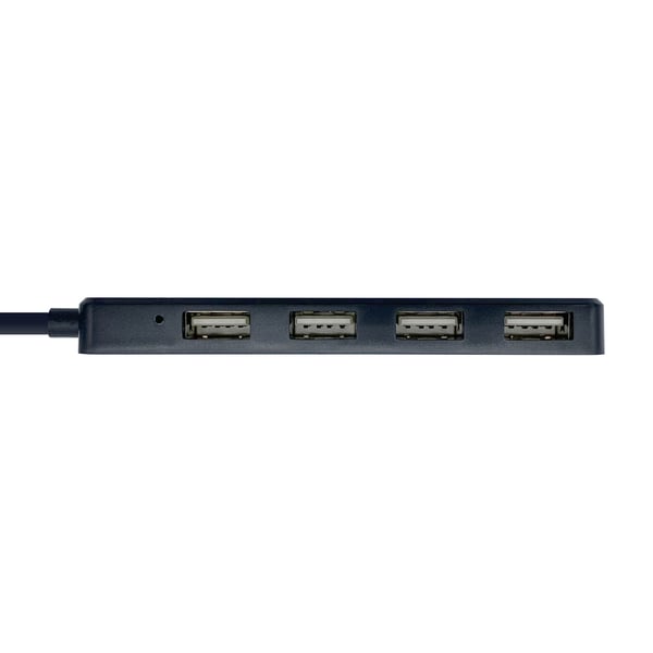 AISENS A104-0402 gränssnittshubbar USB 2.0 480 Mbit/s Svart