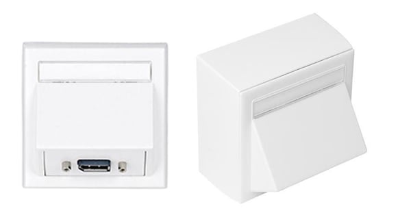 Vivolink WI221196 pistorasia DisplayPort Valkoinen