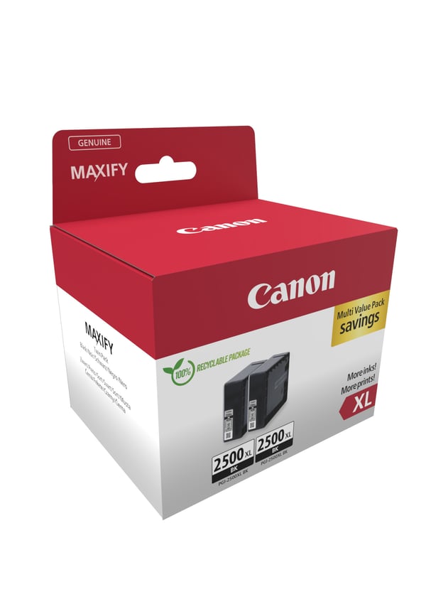 Canon PGI-2500XL BK Twin Pack - 2 kpl - 70,9 ml