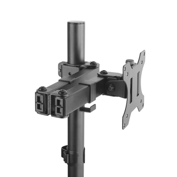 Techly ICA-LCD 582-D skærmbeslag og -stativer 81,3 cm (32") Skrivebord Sort