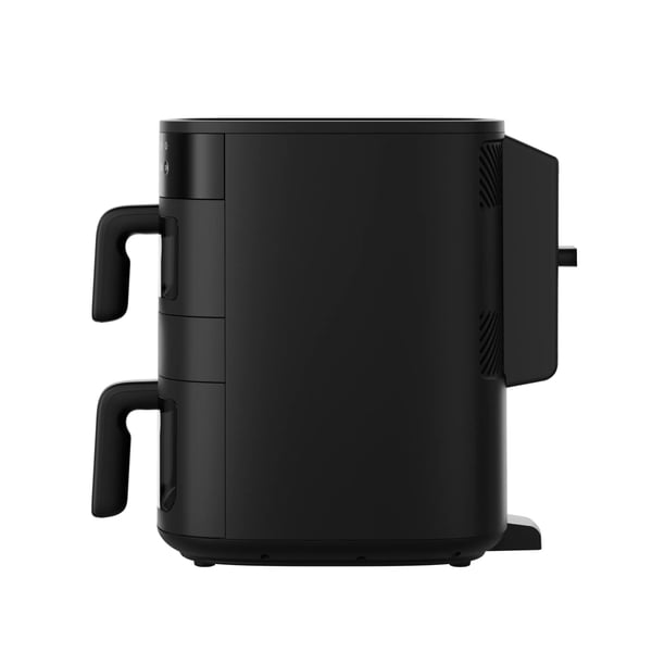 Electrolux EAFD11B Kaksois 11 L Erillinen 2700 W Kuumakiertoilmakypsennin Musta