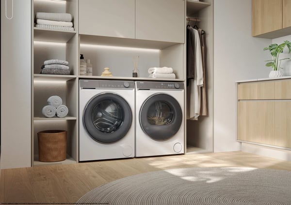 Haier X Series 7 HD90-A367U1-IT tørretumbler Fritstående Front-læsning 9 kg Hvid