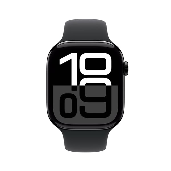 Apple Watch Series 10 OLED 46 mm Digital 416 x 496 pixel Berøringsskærm 4G Sort Wi-Fi GPS (satellit)