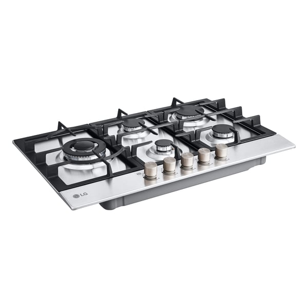 LG CBGZ3016S Ruostumaton teräs Kiinteä 75 cm Kaasuliesi 5 alue(tta)