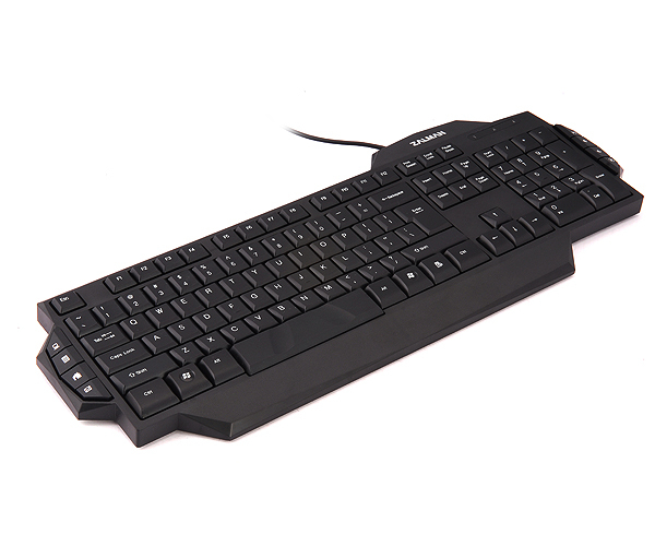Zalman ZM-K350M tastatur Hjem USB Sort
