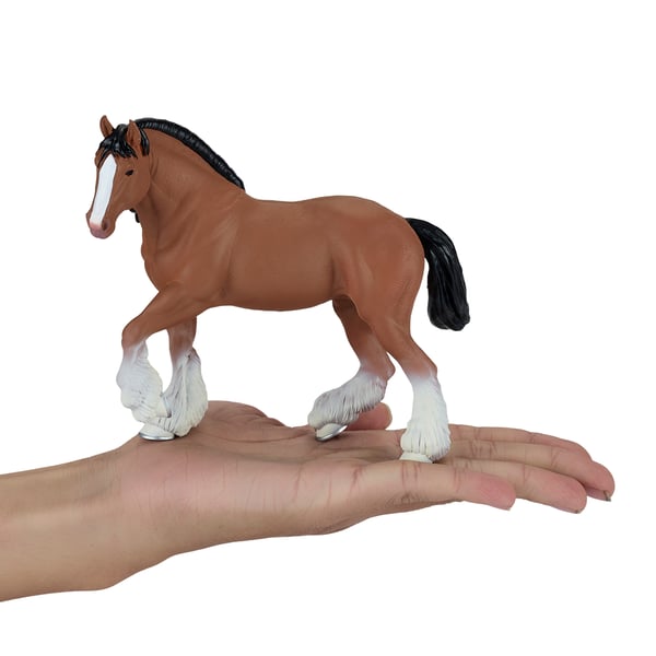 Mojo Fun Clydesdale Horse Brown