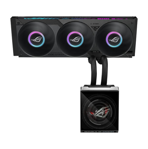ASUS ROG Strix SLC IV 360 ARGB LCD Suoritin Nestejäähdytyspakkaus 12 cm Musta 1 kpl