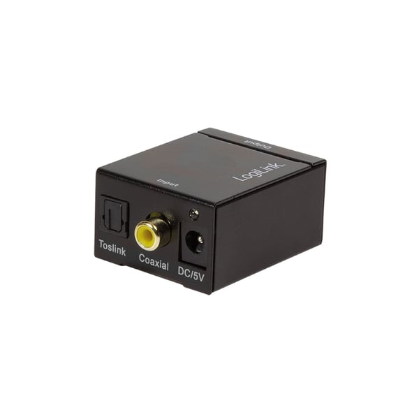 LogiLink CA0101 äänimuunnin Musta