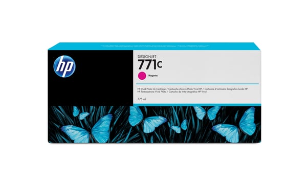 HP 771C - 775 ml - Magenta - original - Blækpatron HP 771C - 775 ml - Magenta - original - Blækpatron
