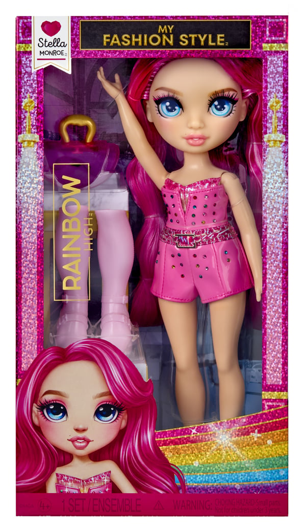 Rainbow High My Fashion Style Fashion Doll- Stella Monroe (Fuchsia)