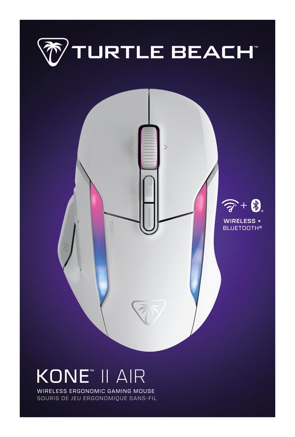 Turtle Beach Kone II Air mus Spil Højre hånd RF trådløs + Bluetooth Optisk 26000 dpi