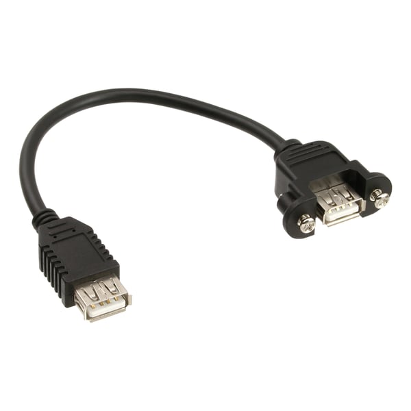 InLine 33441D USB-kabel USB 2.0 0,2 m USB A Sort