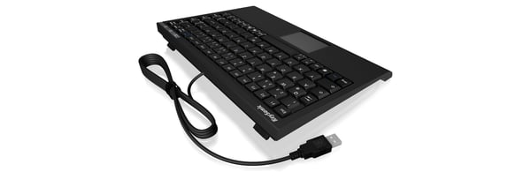 KeySonic ACK-595C+ (US) tastatur Hjem USB QWERTY US engelsk Sort