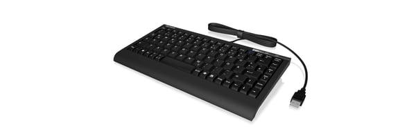 KeySonic ACK-595C+ (US) tastatur Hjem USB QWERTY US engelsk Sort