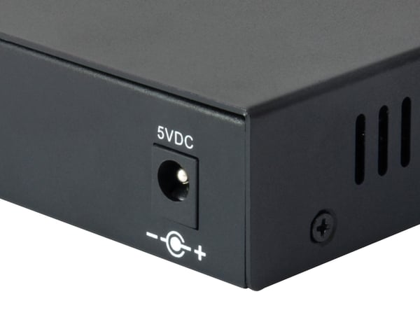 LevelOne GVT-0500 netværksomformer til medie 10000 Mbit/s Sort