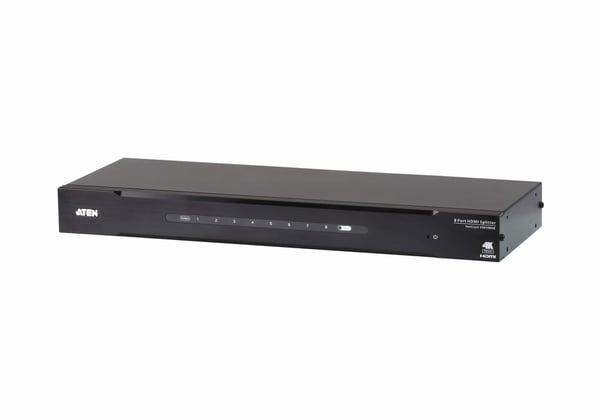 ATEN True 4K HDMI-splitter med 8 portar