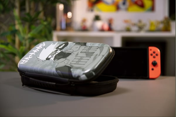 Konix Naruto Kakashi Hårt fodral Nintendo Polyvinylklorid (PVC) Khaki