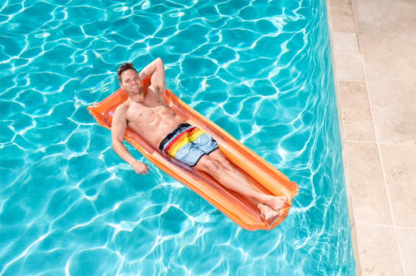 Bestway 44013 pool- och badmadrass Blå, Orange, Transparent, Gul Vinyl