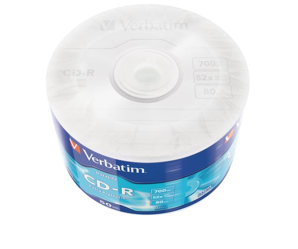 Verbatim CD-R Extra Protection 700 MB 52x 50 kpl