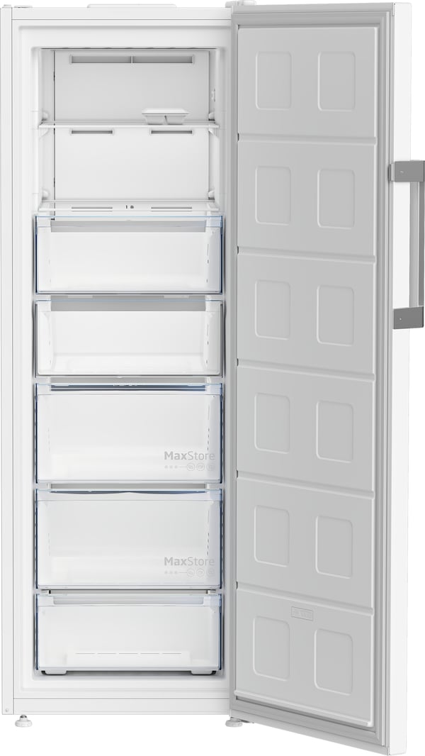 Beko B3RFNE294W Stående fryser Fritstående 260 L Hvid