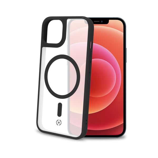 Celly Magmatt mobiltelefon etui 17 cm (6.7") Cover Sort, Transparent