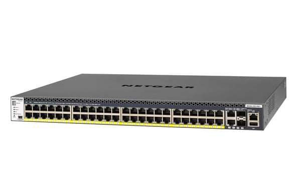 NETGEAR GSM4352PB hanterad L2/L3/L4 Gigabit Ethernet (10/100/1000) Strömförsörjning via Ethernet (PoE) stöd 1U Svart