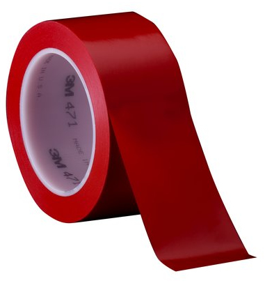 3M 471 32,91 m Vinyl Röd
